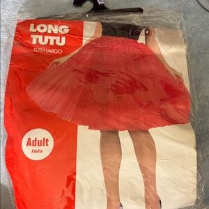 Long Tutu Women's Red Skirt